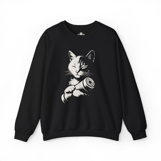 Cat Shadow Art Sweatshirt