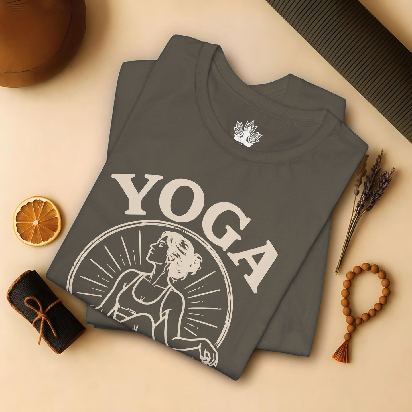 Yoga Because Murder Is Wrong Retro Tee