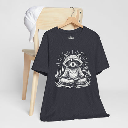 Meditating Raccoon Men Tee