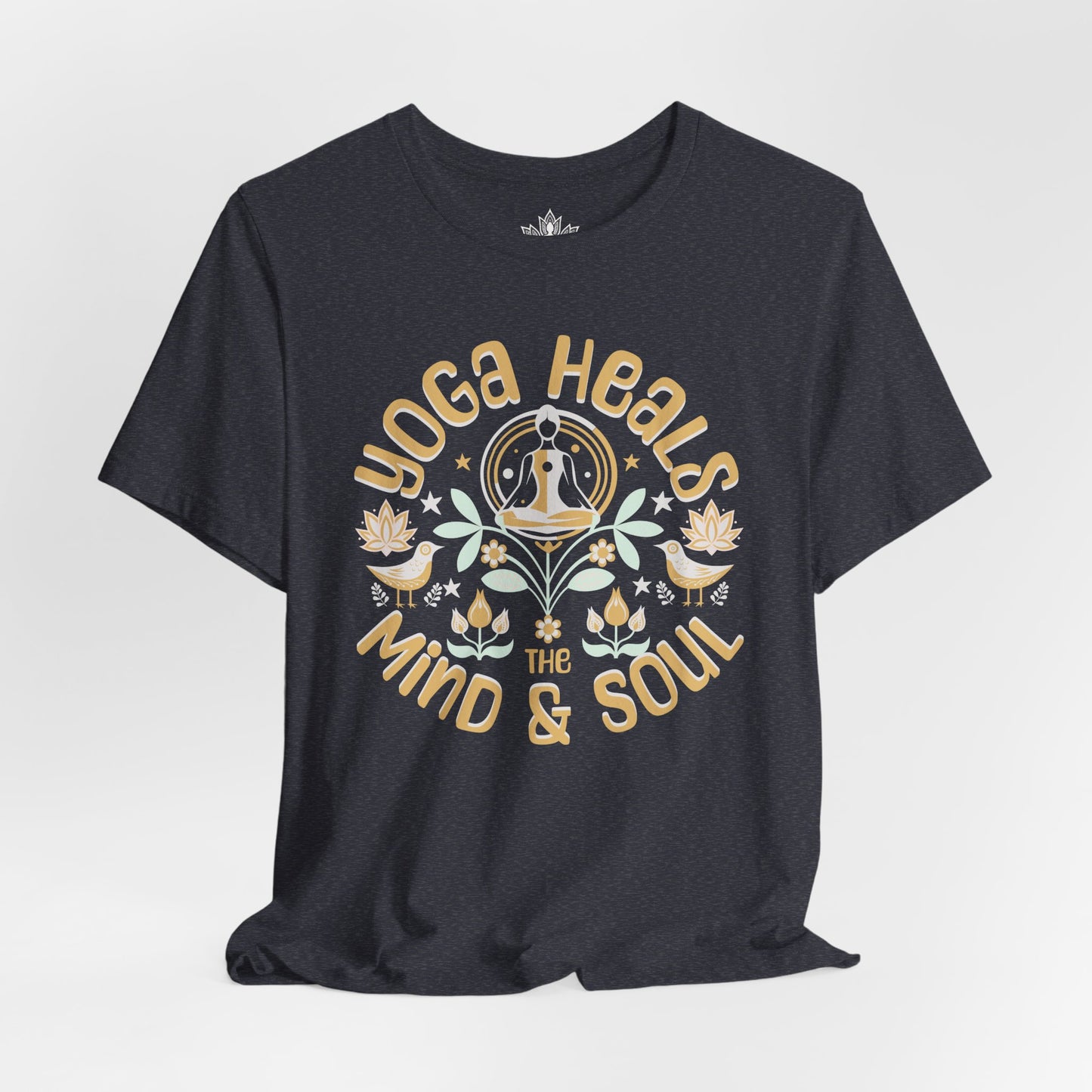 Yoga Heals the Mind & Soul – Boho Tee