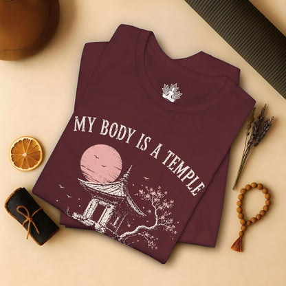 My Body Is A Temple: Ancient, Crambling, Still Sacred Tee