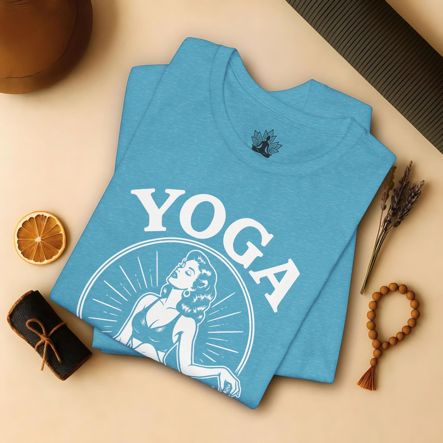 Yoga Because Murder Is Wrong Vintage Tee