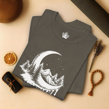 Soften Moon Mountain - Peaceful Meditation Tee