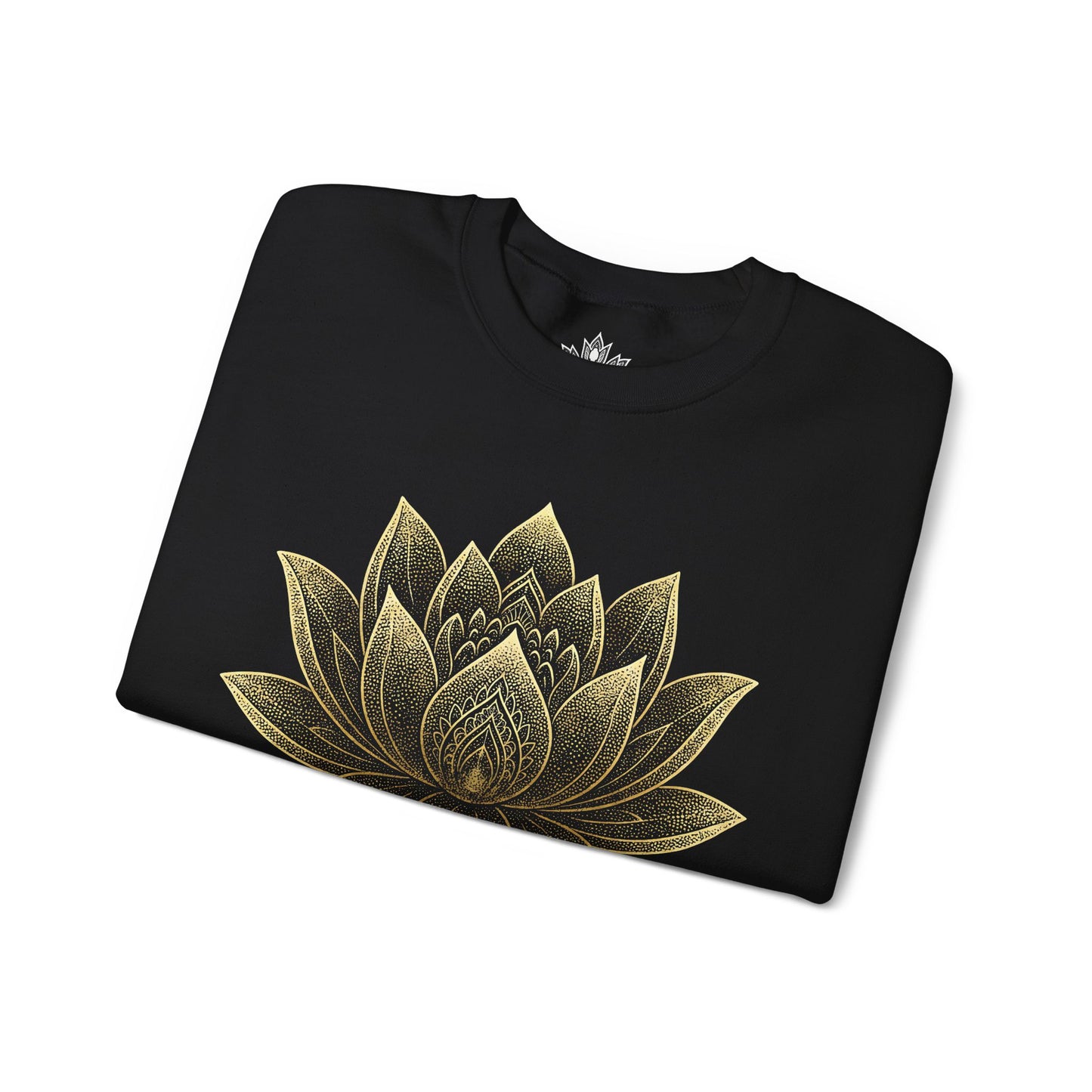 Sweat-shirt Fleur de lotus dorée