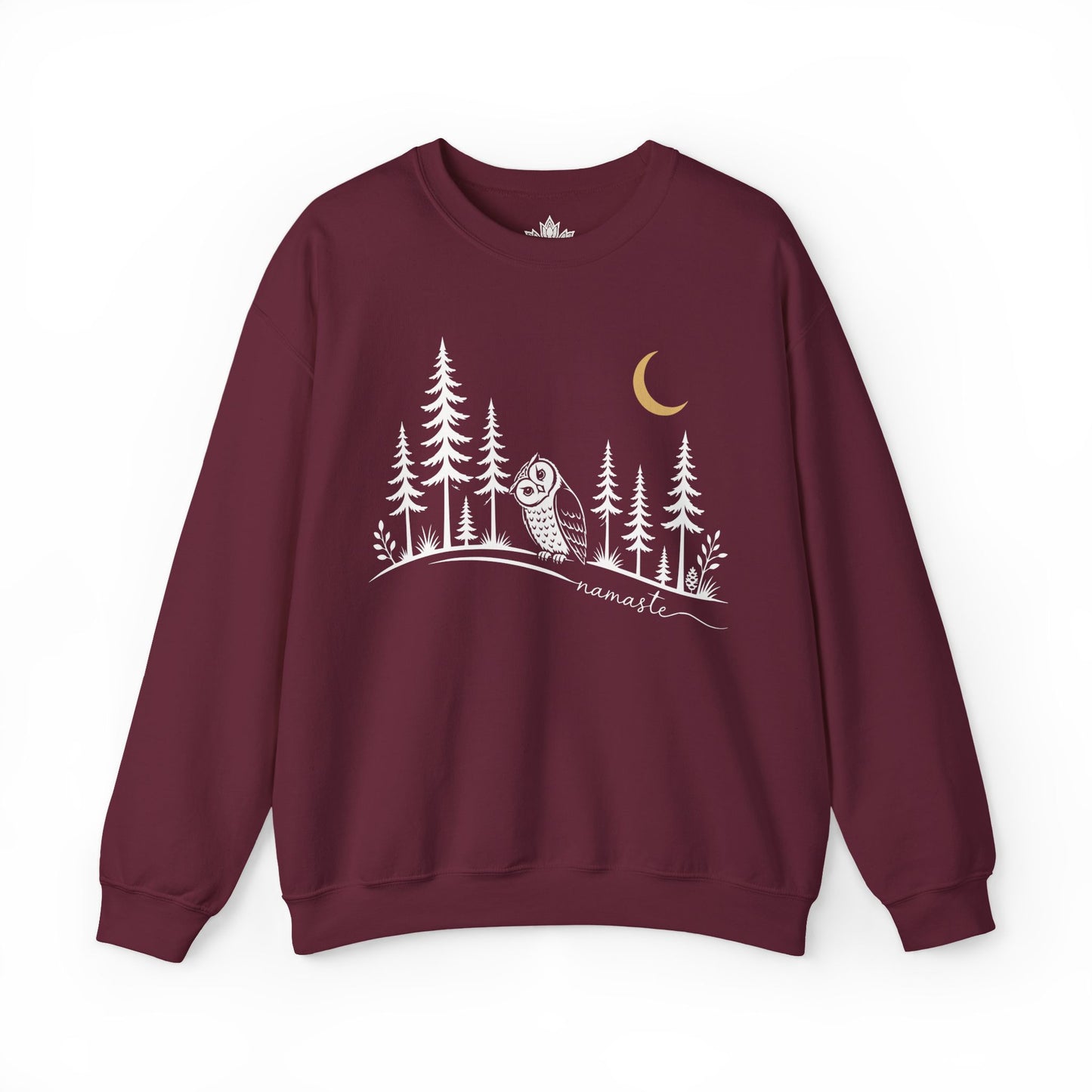 Namaste Forest Owl Sweatshirt