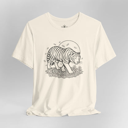 Peaceful Tiger – Mandala Flow Tee