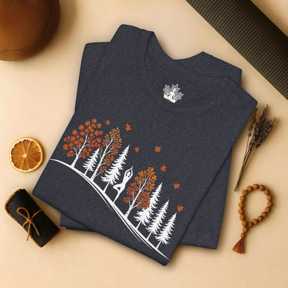 Fall Forest Tree Pose Tee