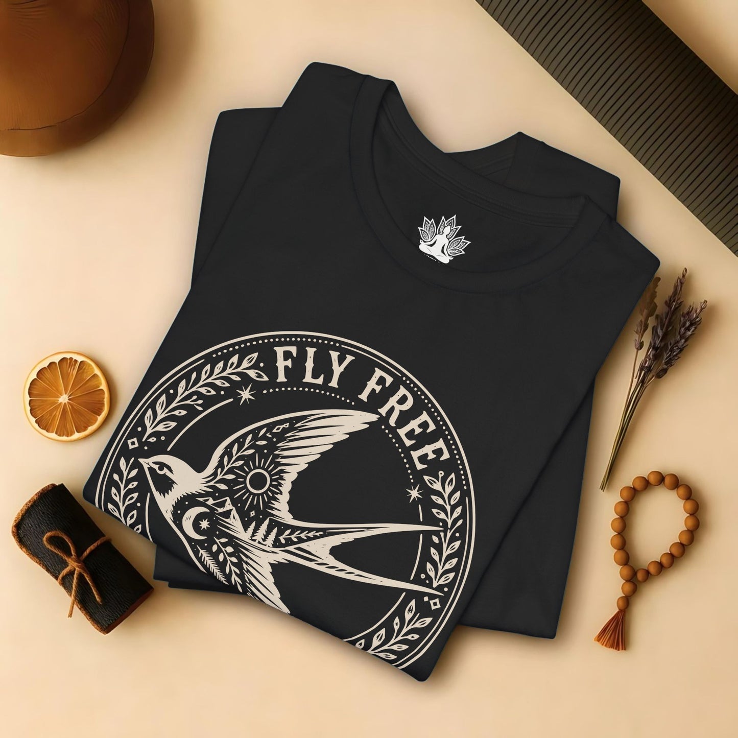 Fly Free, Little Bird Badge Tee