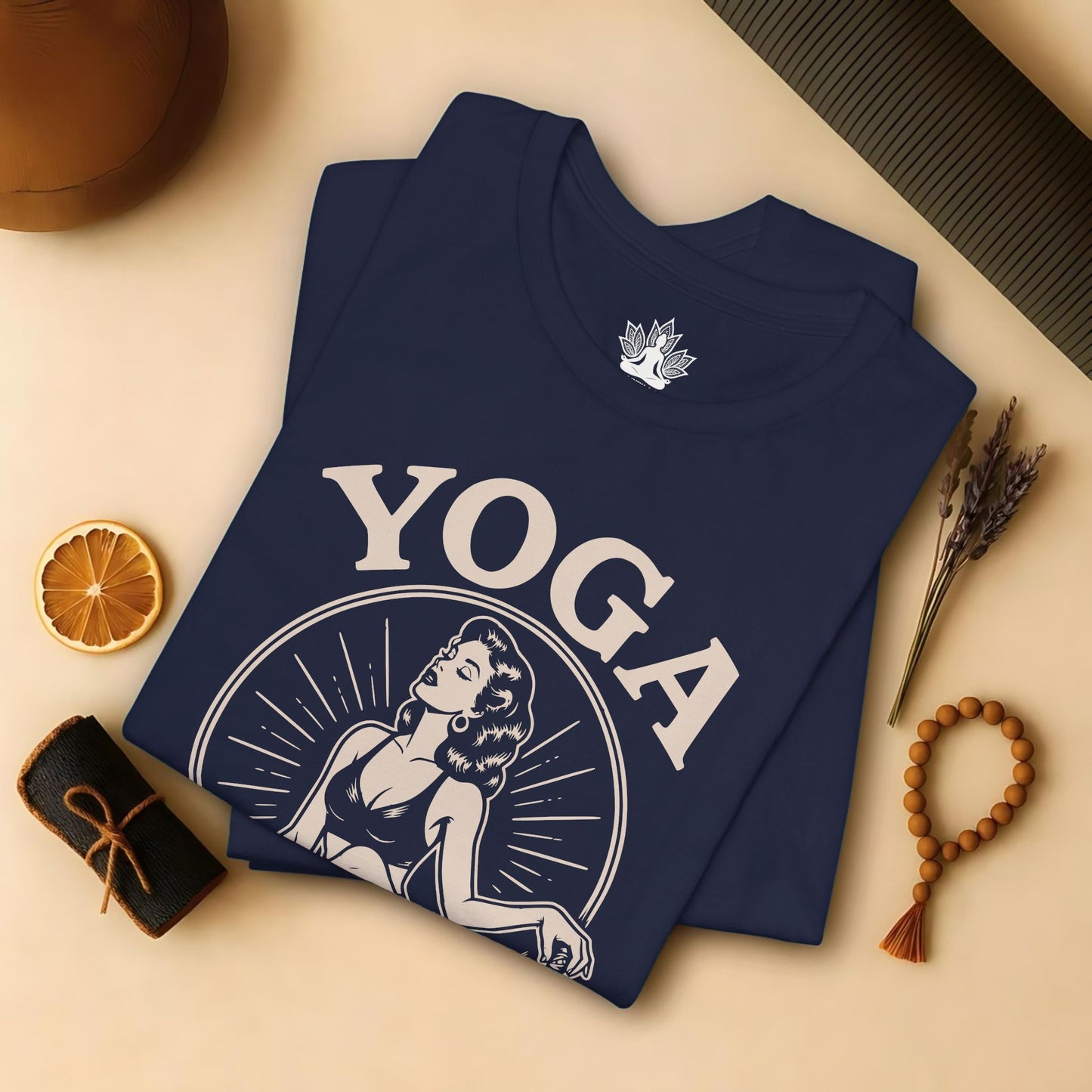 Yoga Because Murder Is Wrong Vintage Tee