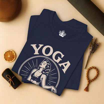 Yoga Because Murder Is Wrong Vintage Tee