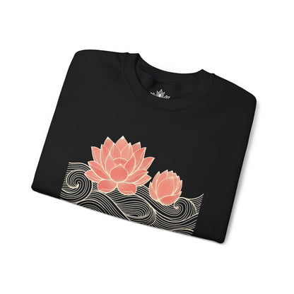 Lotus Line Art Sweatshirt