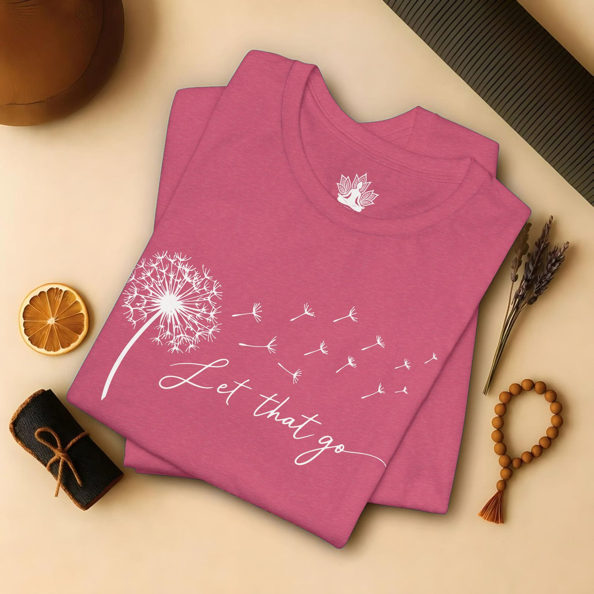 Printify T-Shirt Let That Go Dandelion Tee Let That Go Dandelion Tee