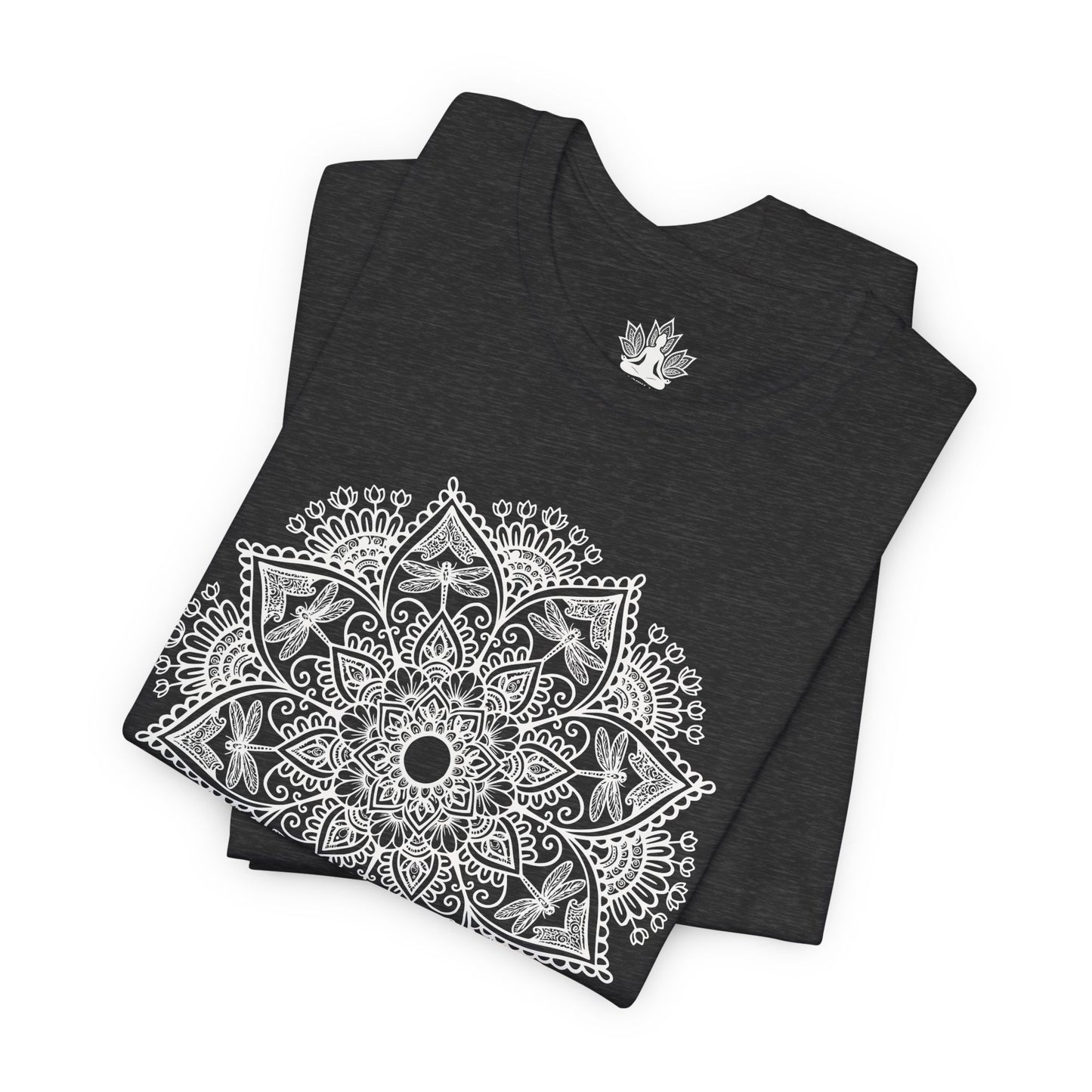 Dragonflies & Flowers Mandala