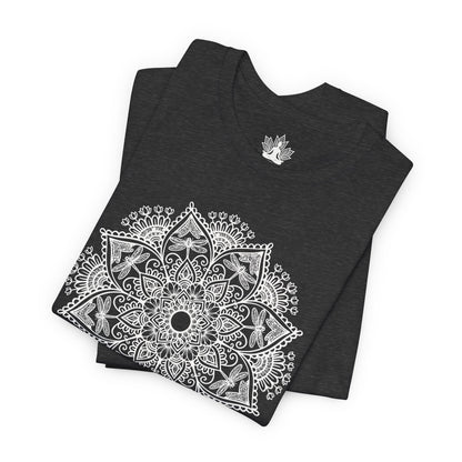 Dragonflies & Flowers Mandala