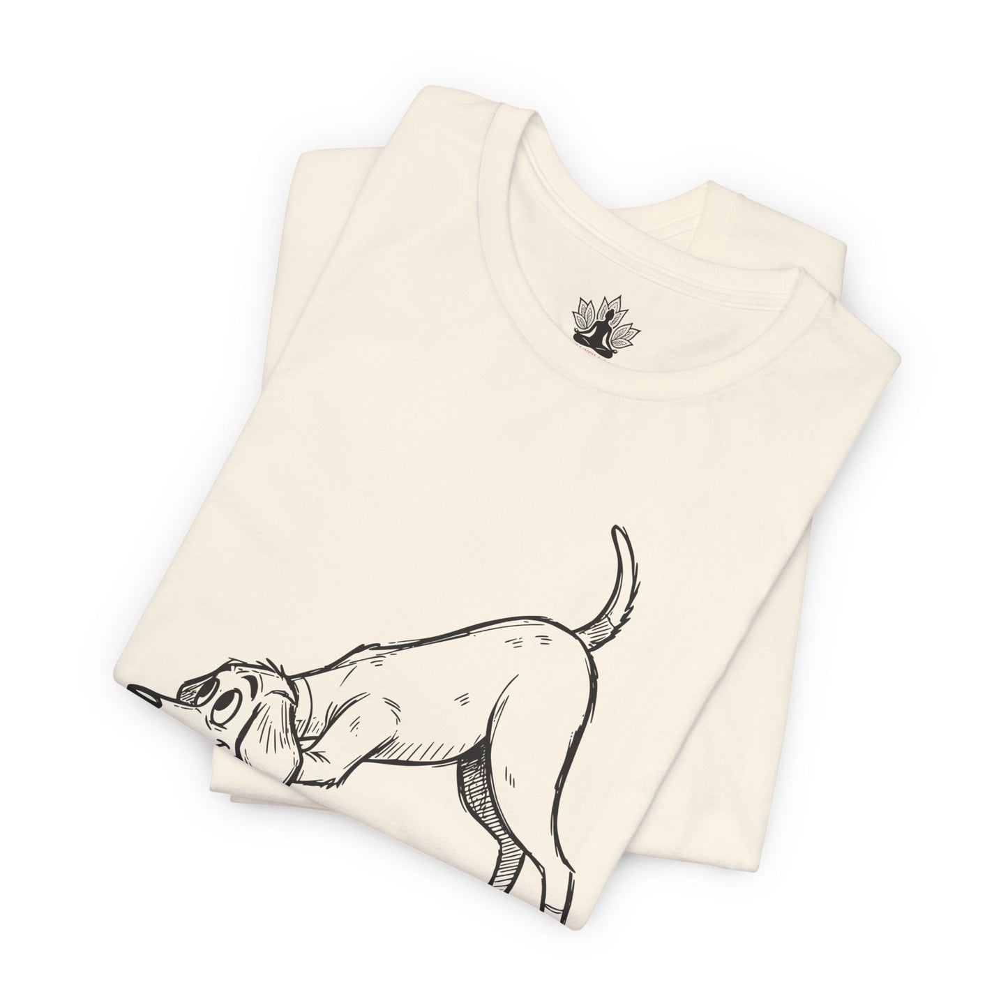 Downward Human – Funny Yoga Dog Vintage Tee