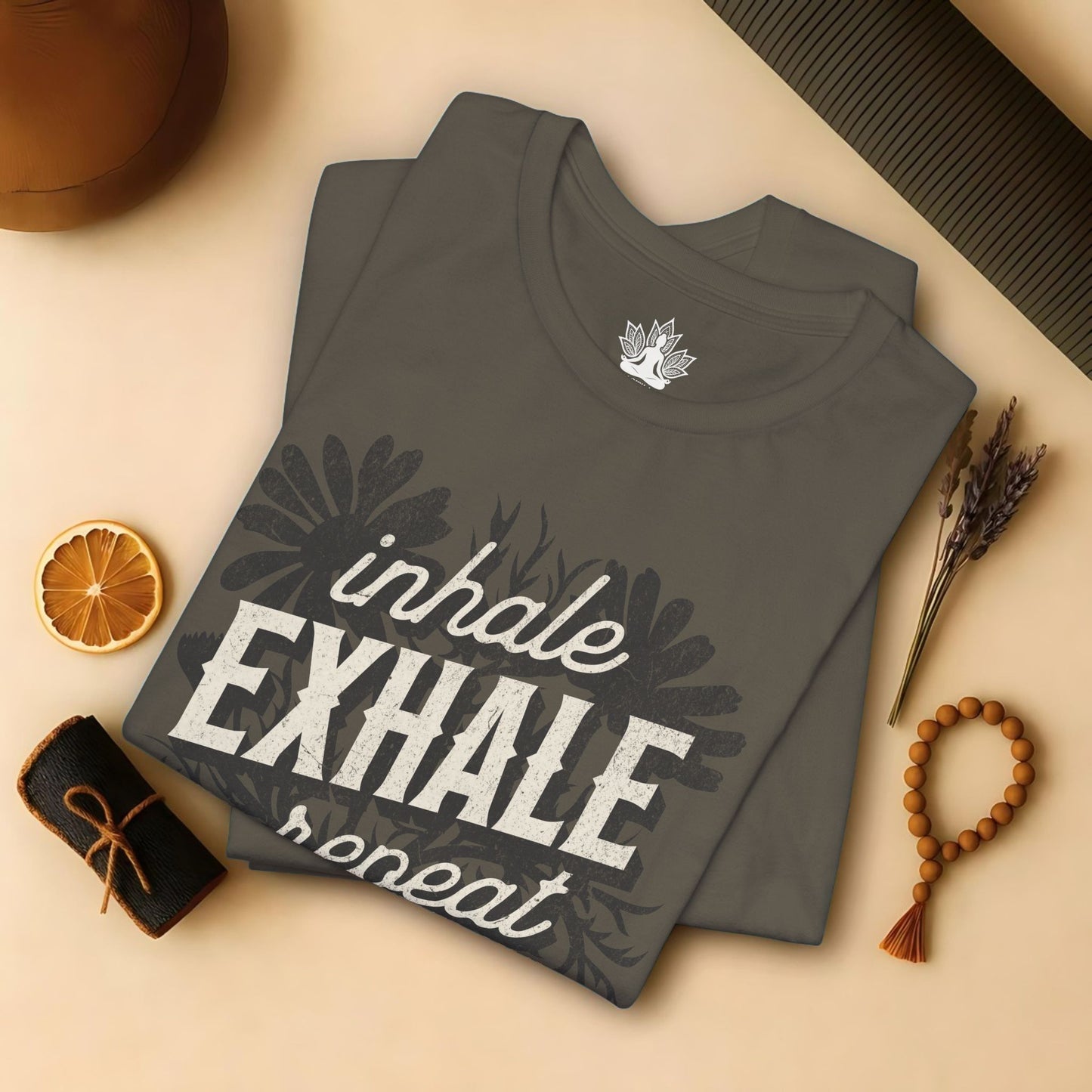 Inhale Exhale Repeat Floral Tee