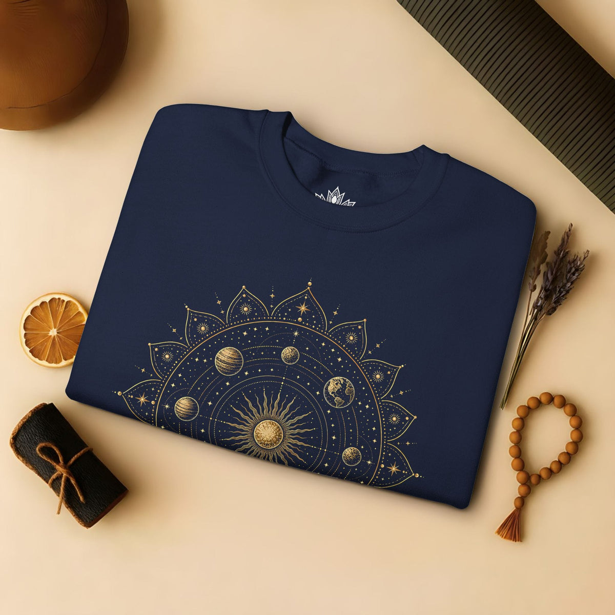 Printify Sweatshirt Space Mandala Sweatshirt Space Mandala Sweatshirt