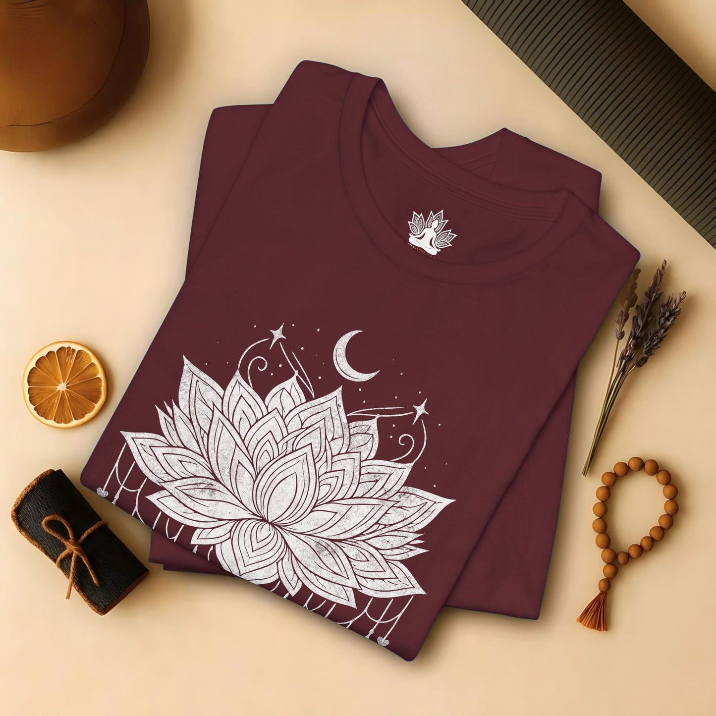 Vintage Moon Lotus Tee