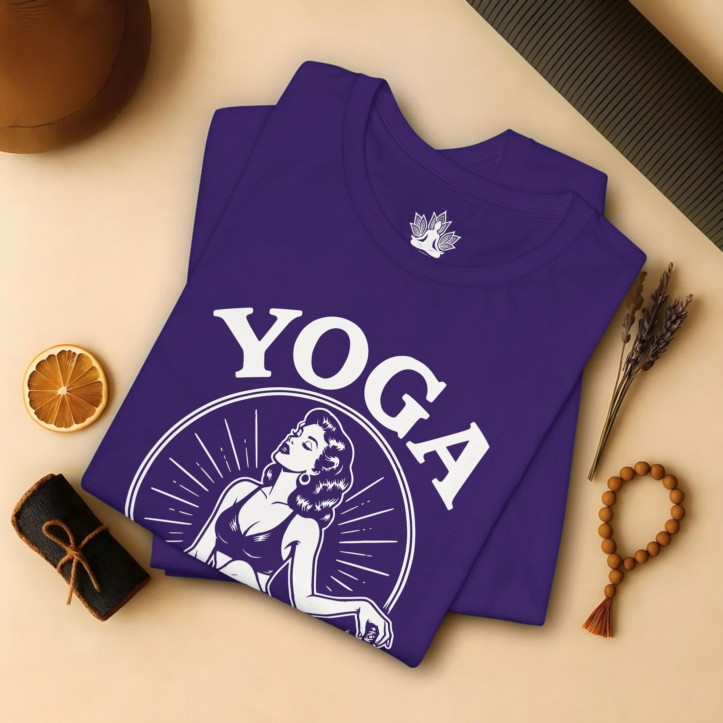 Yoga Because Murder Is Wrong Vintage Tee