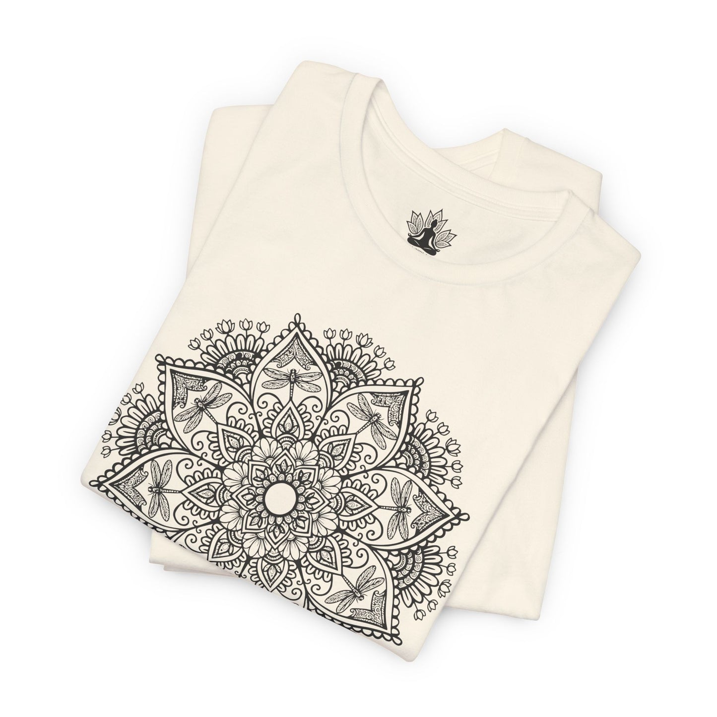 Dragonflies & Flowers Mandala