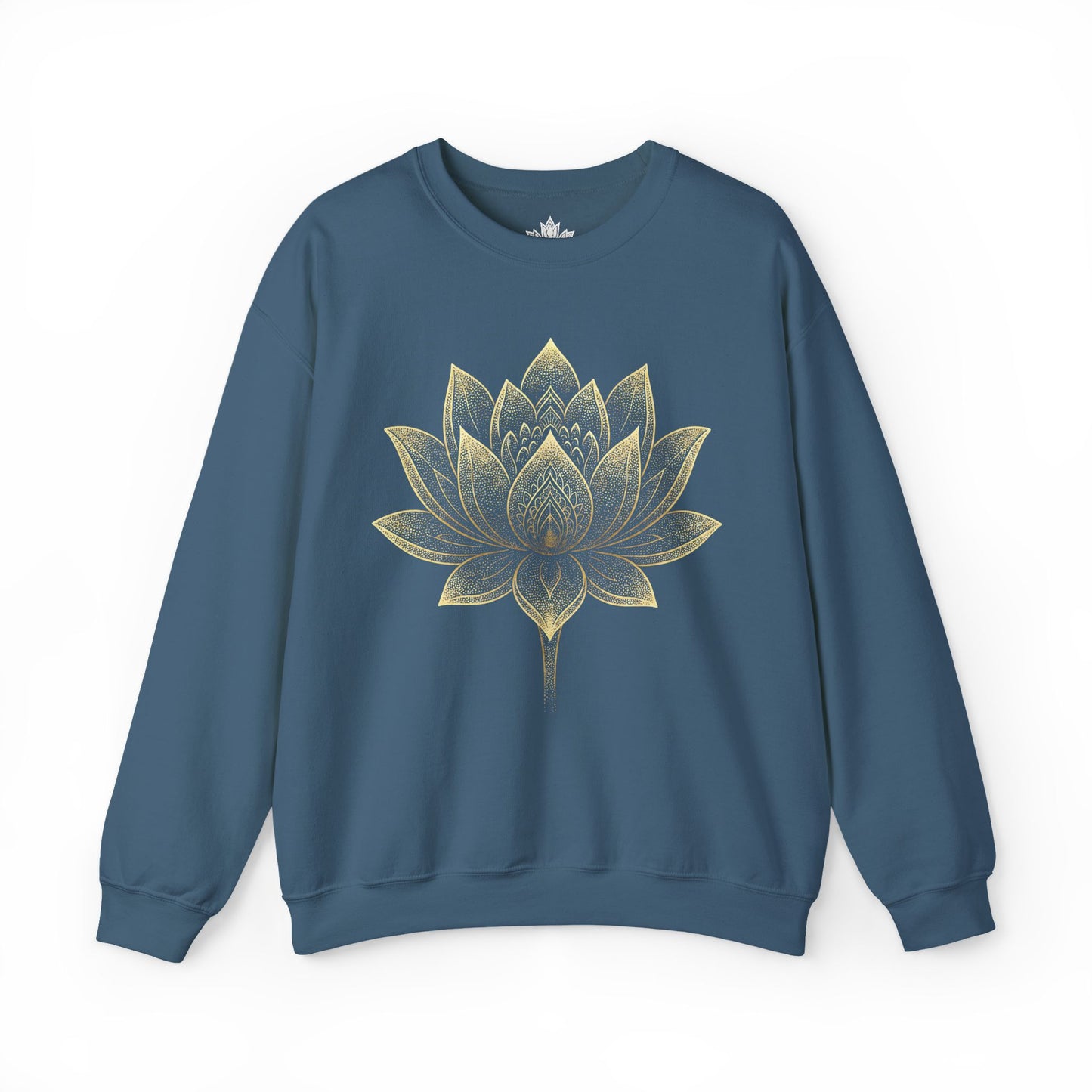 Sweat-shirt Fleur de lotus dorée