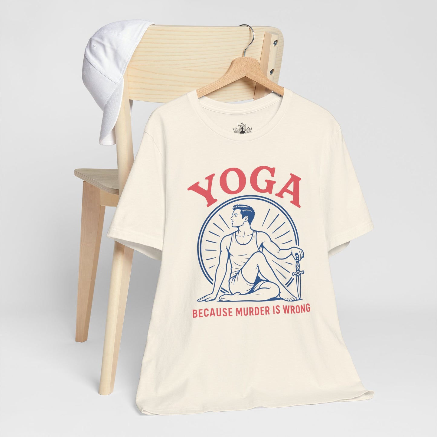 Yoga Because Murder Is Wrong Men Tee