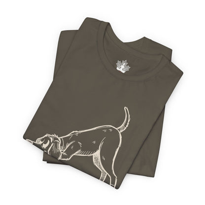 Downward Human – Funny Yoga Dog Vintage Tee