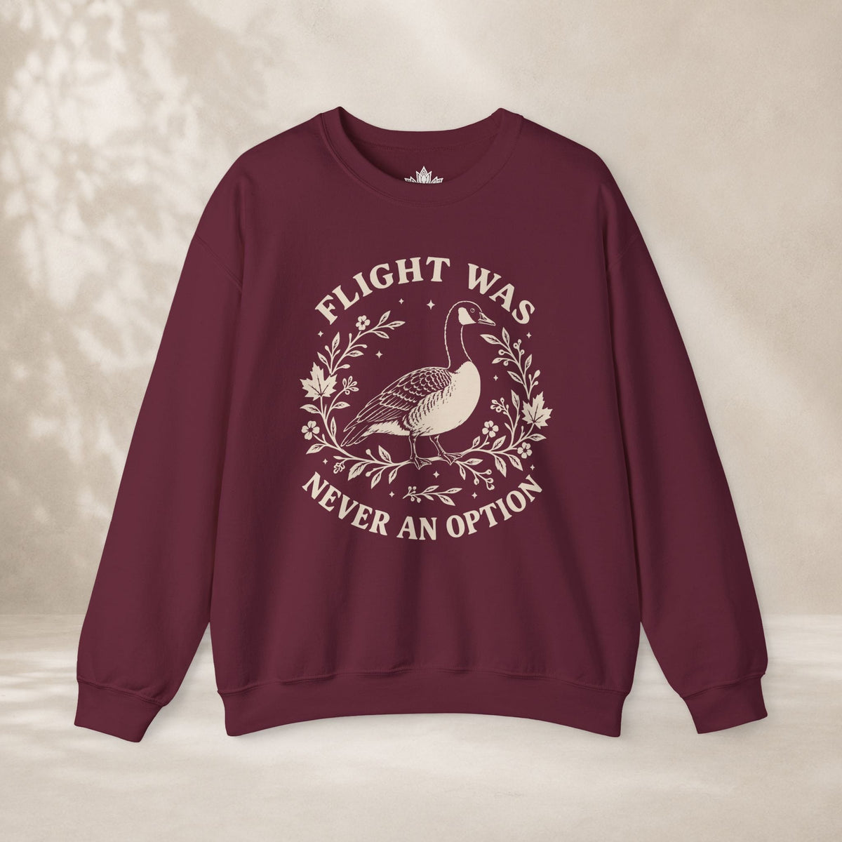 Printify Sweatshirt Flight Was Never An Option Sweatshirt Flight Was Never An Option Sweatshirt