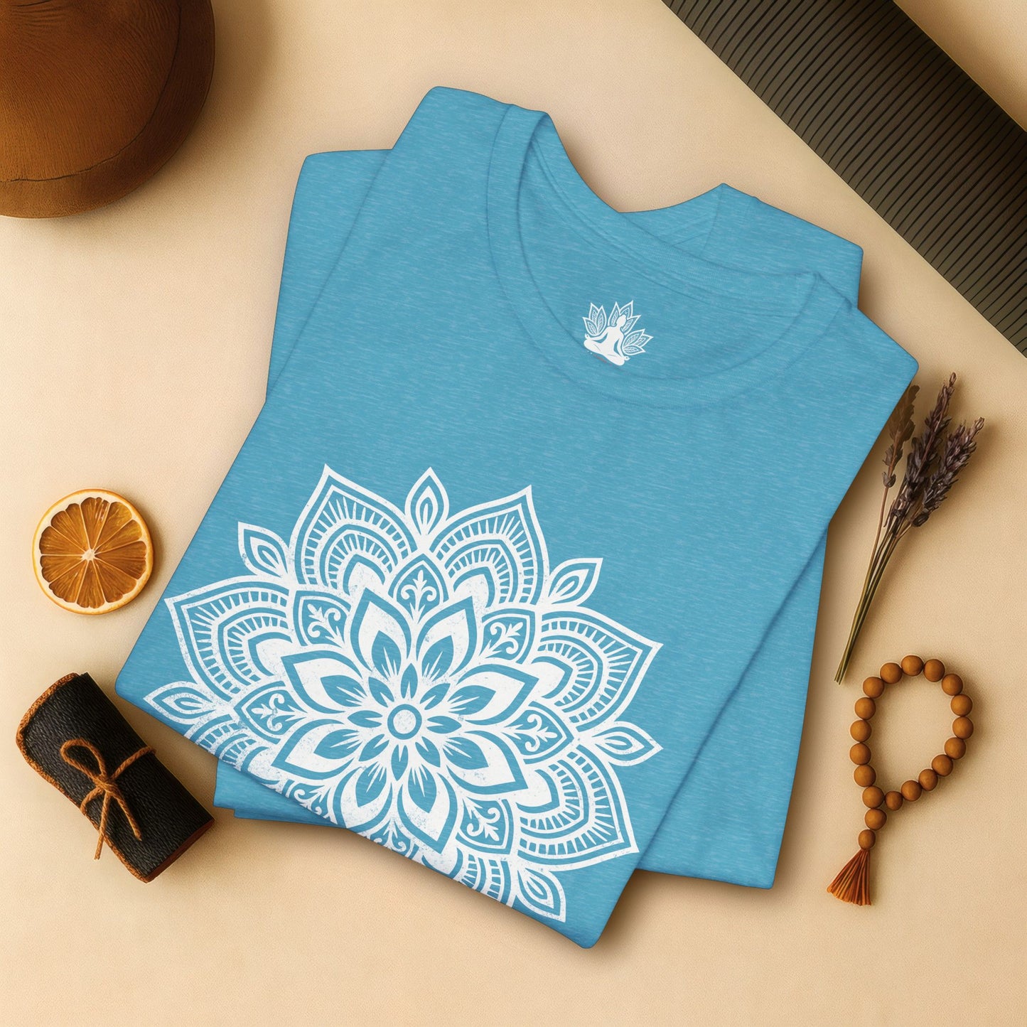 Spiritual Boho Mandala - Yoga Sacred Geometry Men Tee