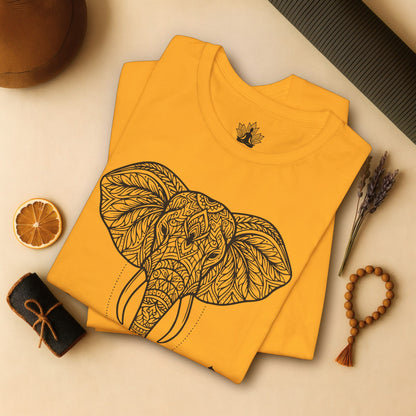 Elephant Mandala Art Tee