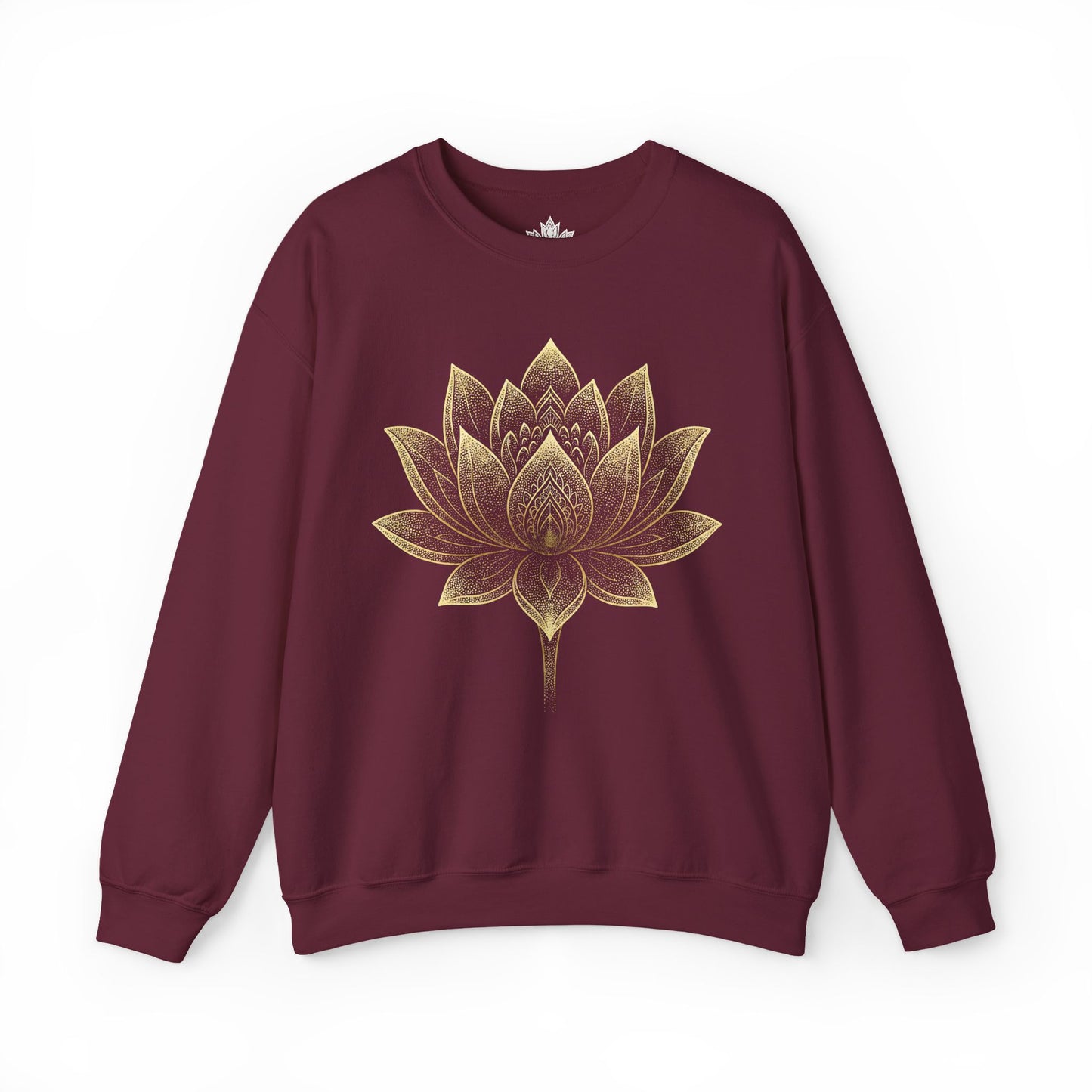 Sweat-shirt Fleur de lotus dorée