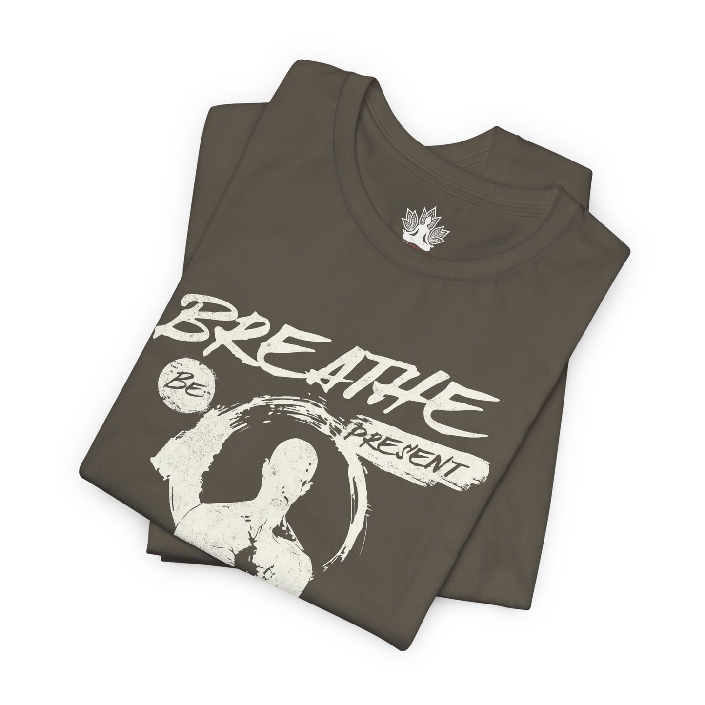 Breathe Be Present – Mindfulness Men Tee