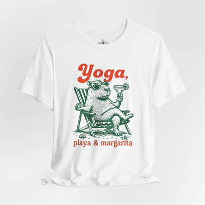 Capybara Yoga, Playa & Margarita Tee