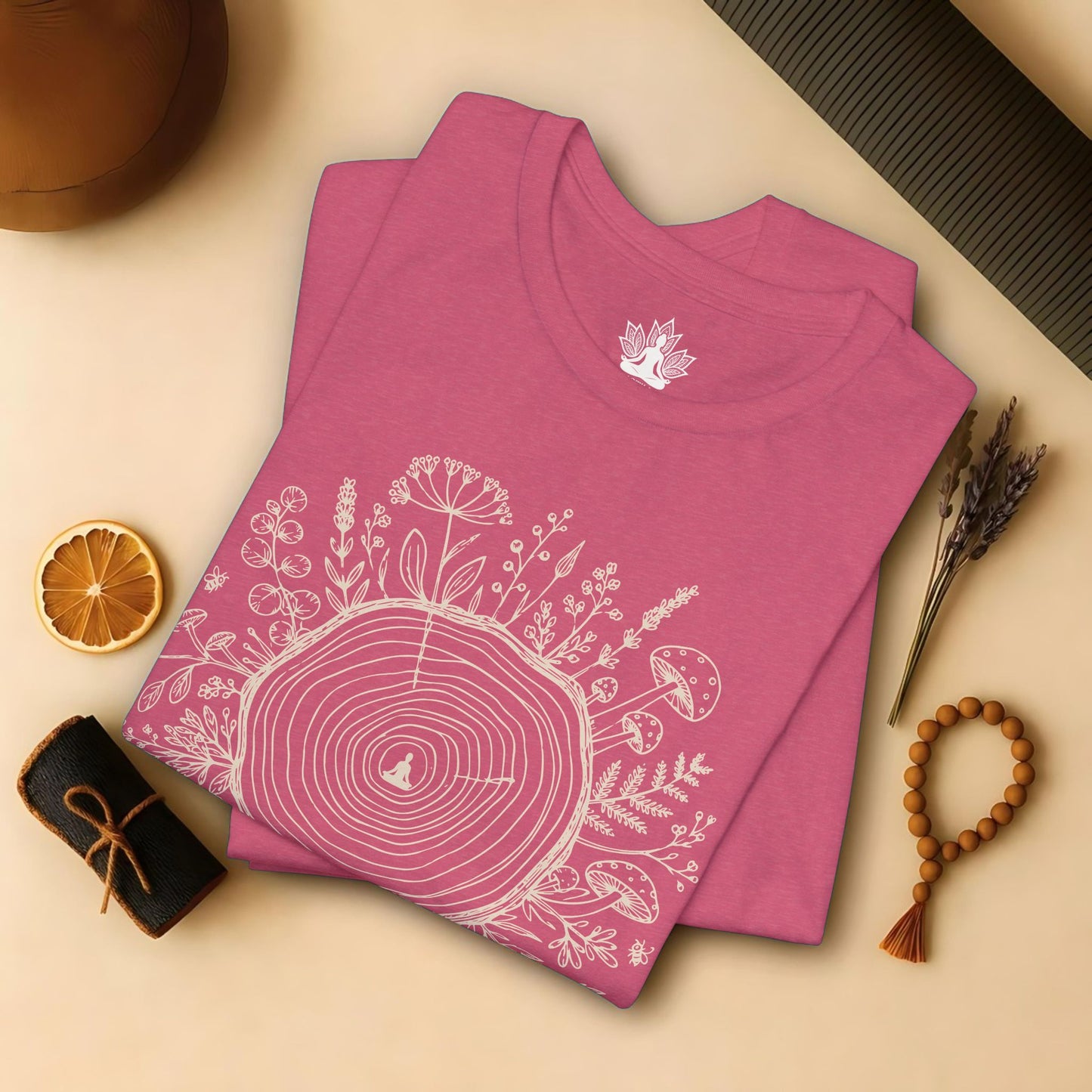 The Quiet Center Botanical Tee