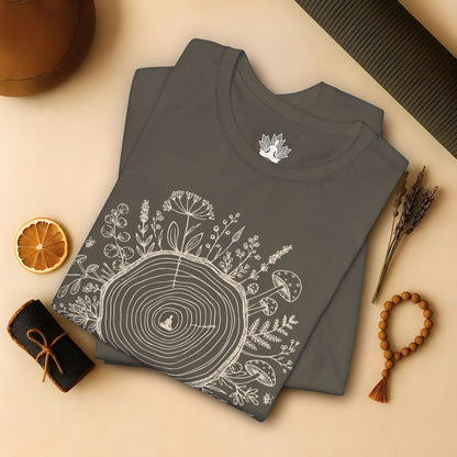 The Quiet Center Botanical Tee
