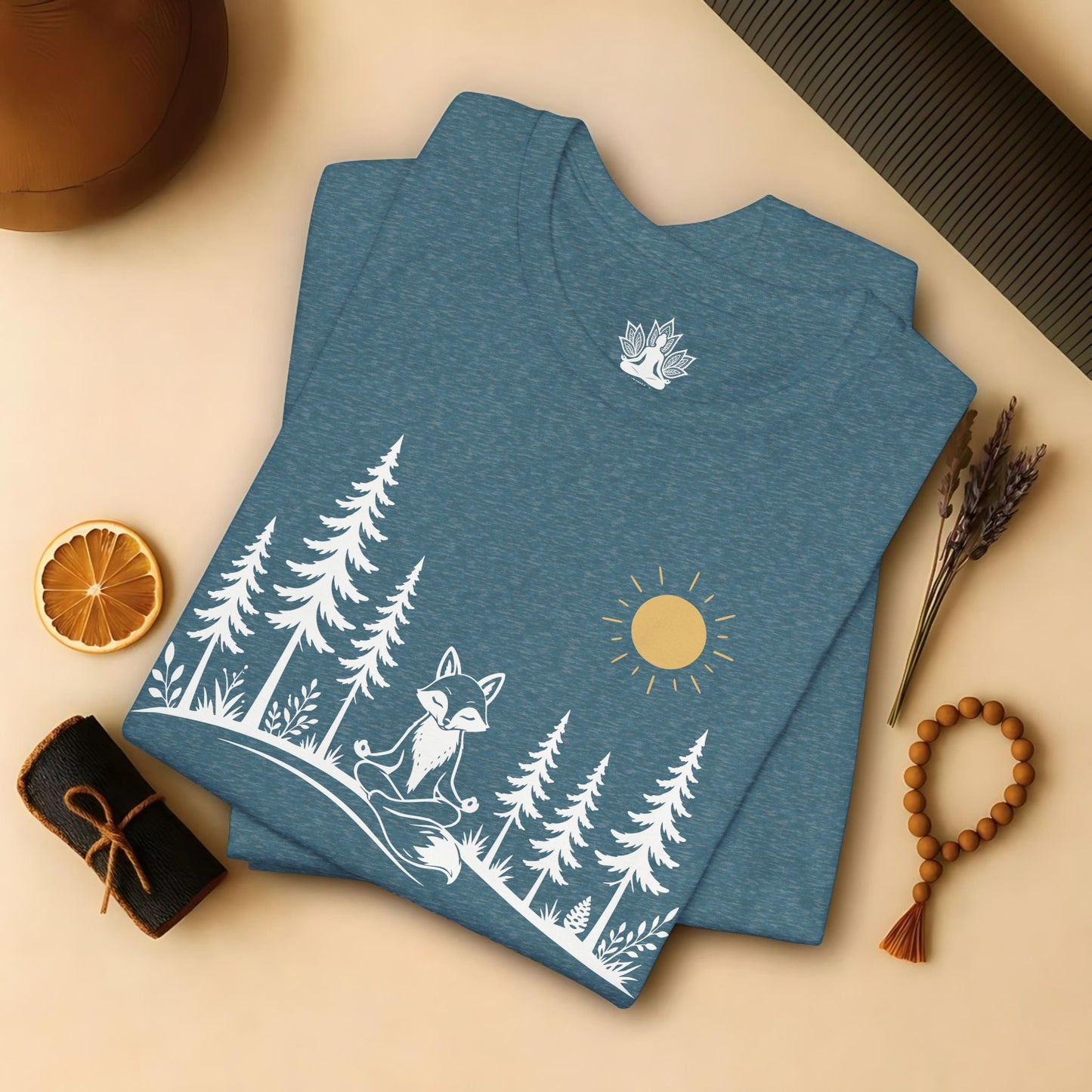 Peaceful Forest Fox Tee