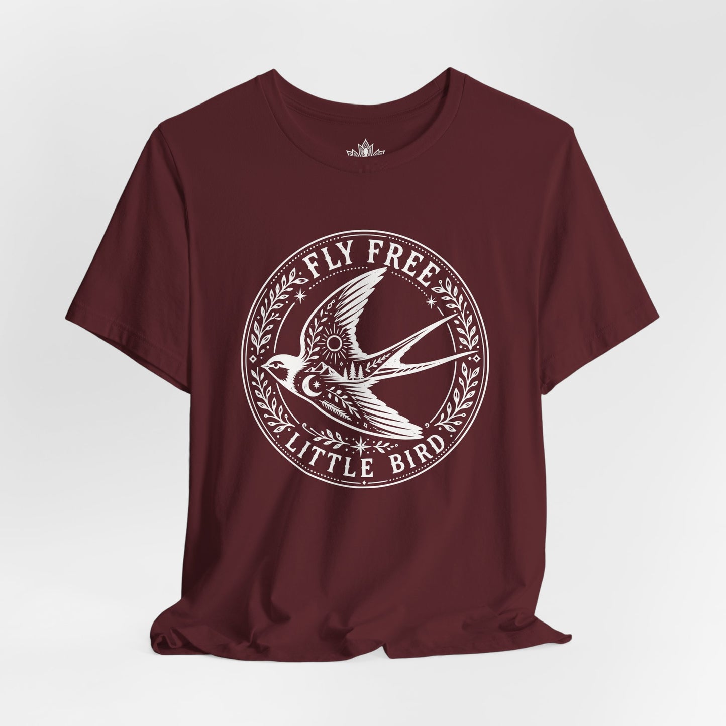 Fly Free, Little Bird Badge Tee