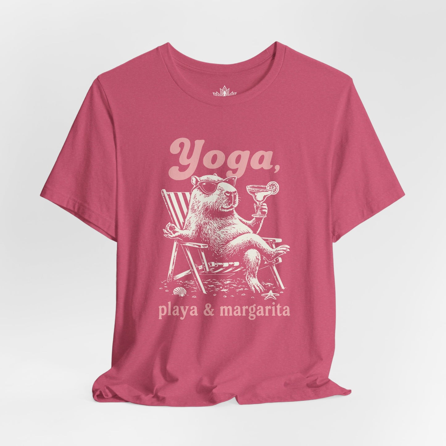 Capybara Yoga, Playa & Margarita Tee