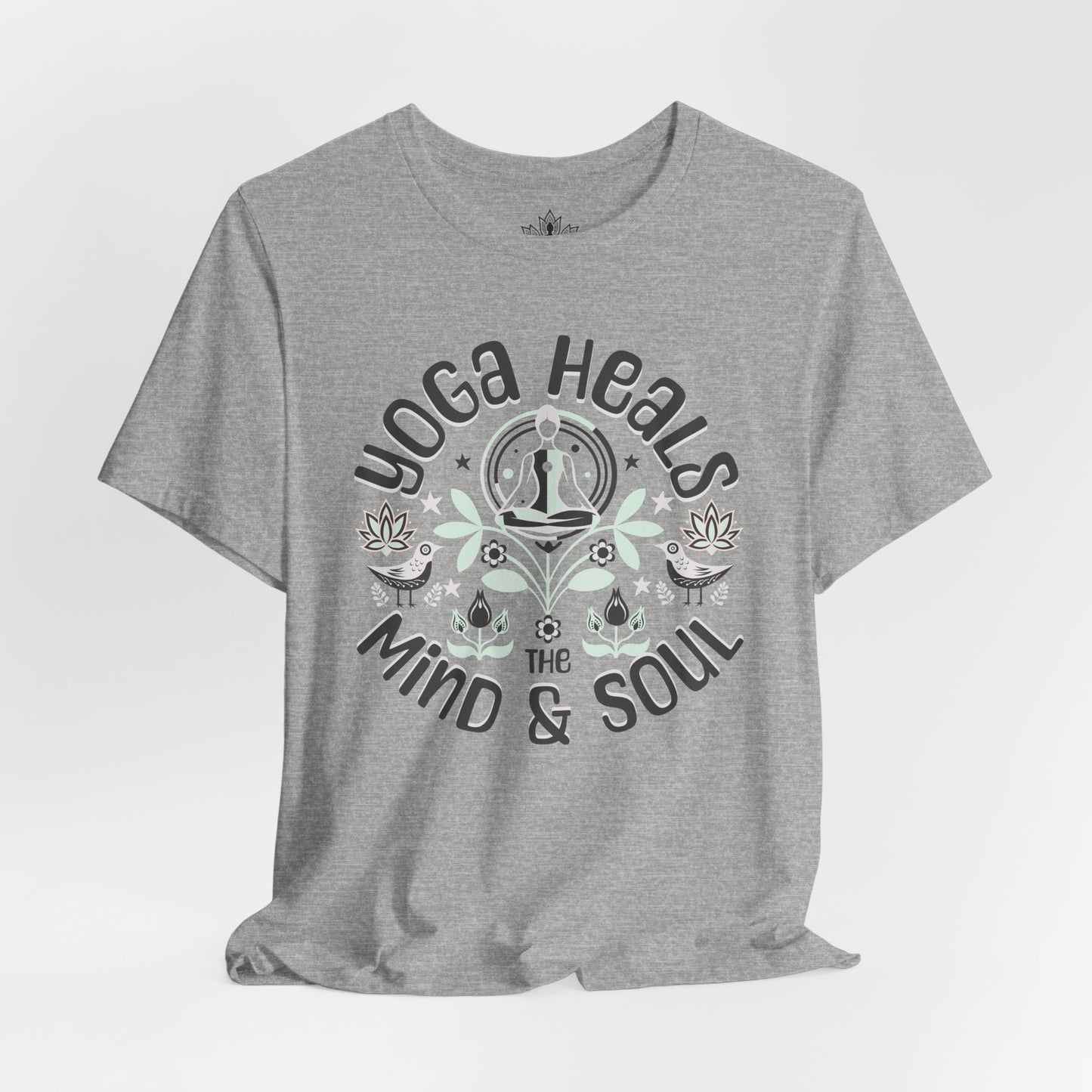 Yoga Heals the Mind & Soul – Boho Tee