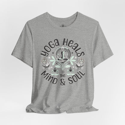 Yoga Heals the Mind & Soul – Boho Tee