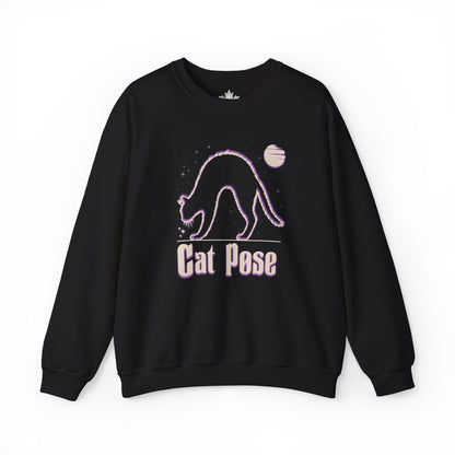Cat Pose 80s Sweatshirt