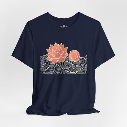 Lotus Bloom & Retro Waves Tee