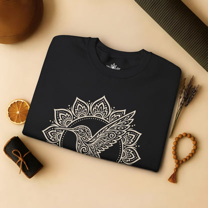 Hummingbird & Mandala Sweatshirt