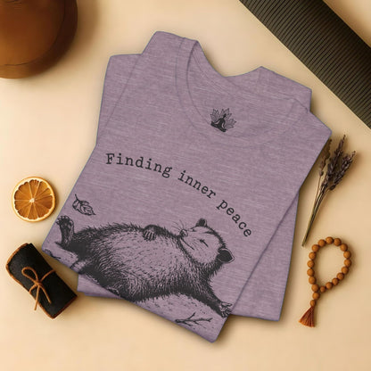 Finding Inner Peace Possum Tee