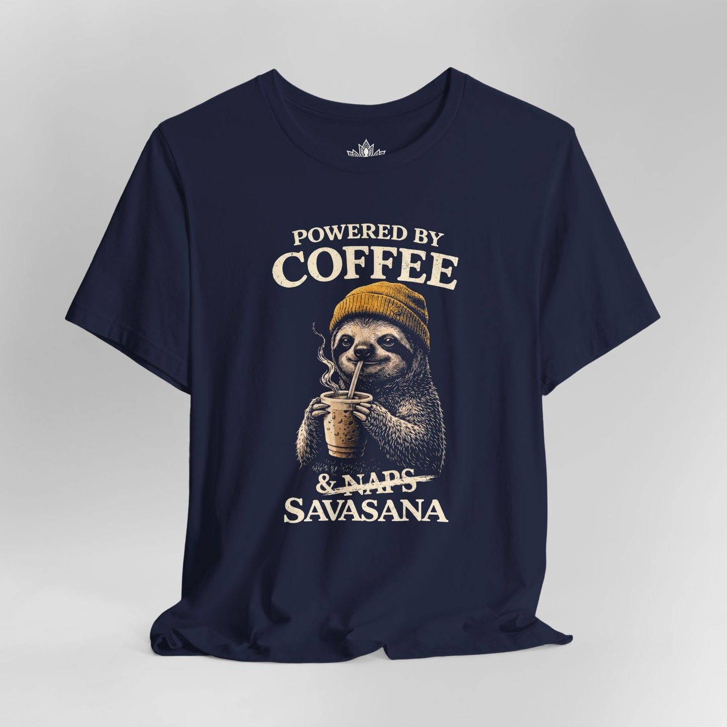 Powered By Coffee & Savasana Men Tee