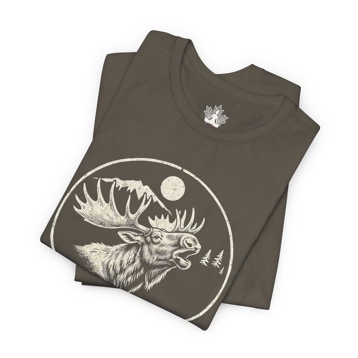 Namoosete Yoga Moose – Mindful Men Tee