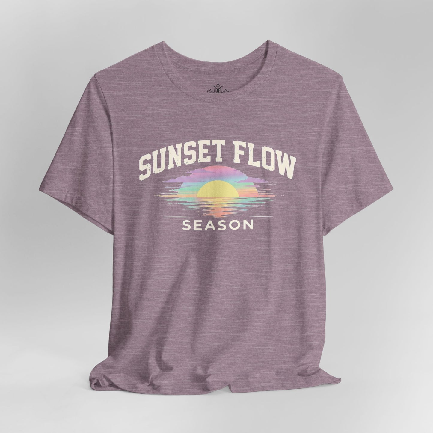 Retro Pastel Sunset Flow Season Tee