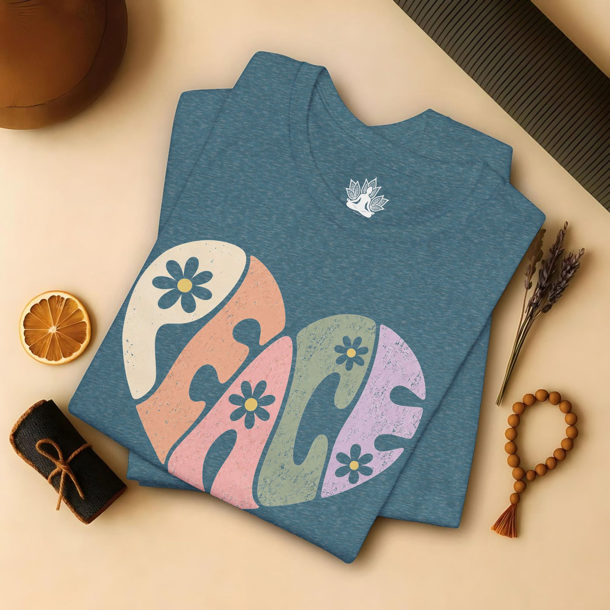 Retro Peace Heart Tee