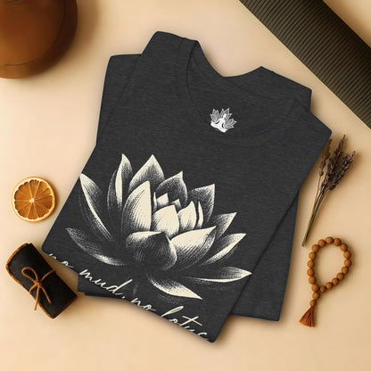 No Mud, No Lotus Shadow Art Tee