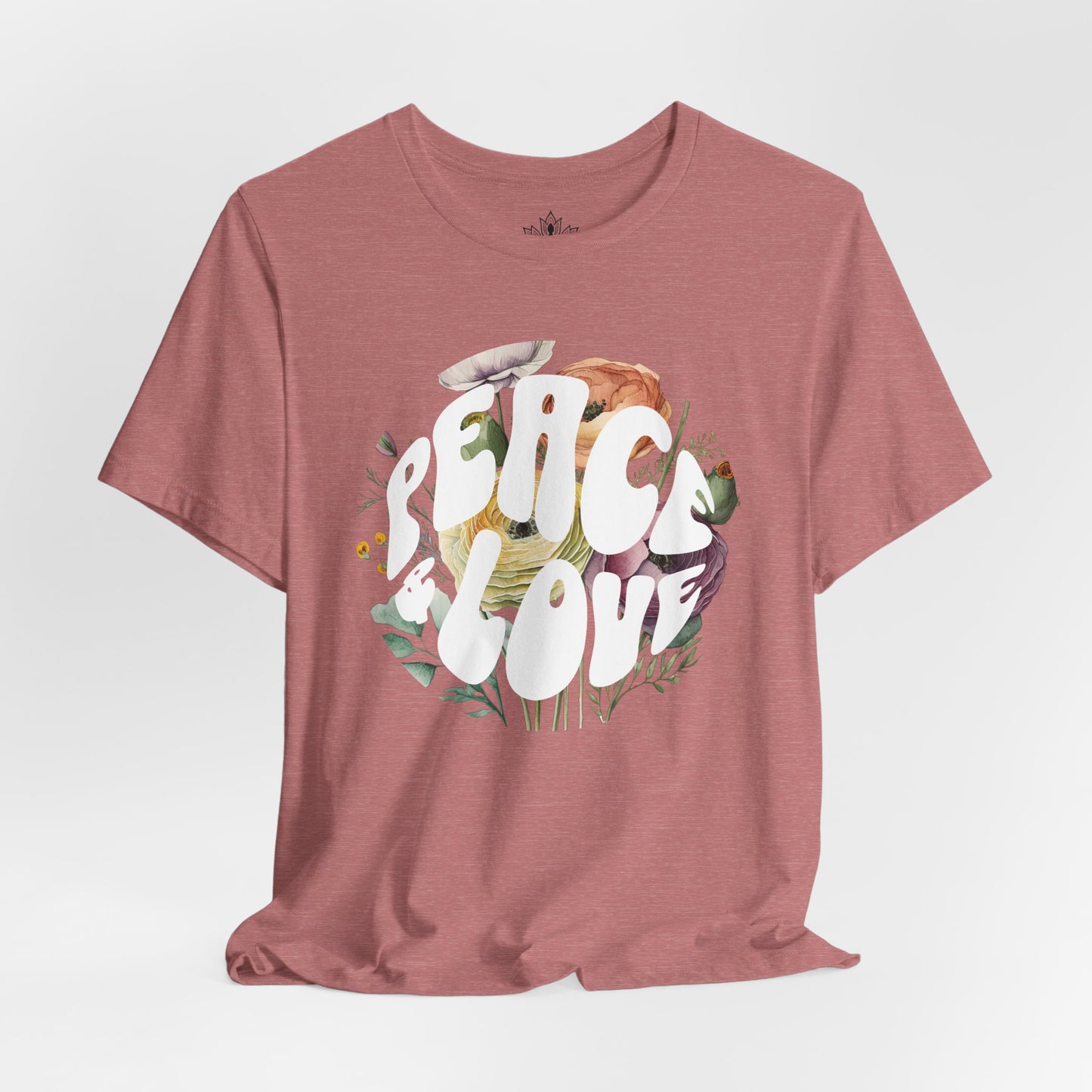 Floral Peace & Love Tee